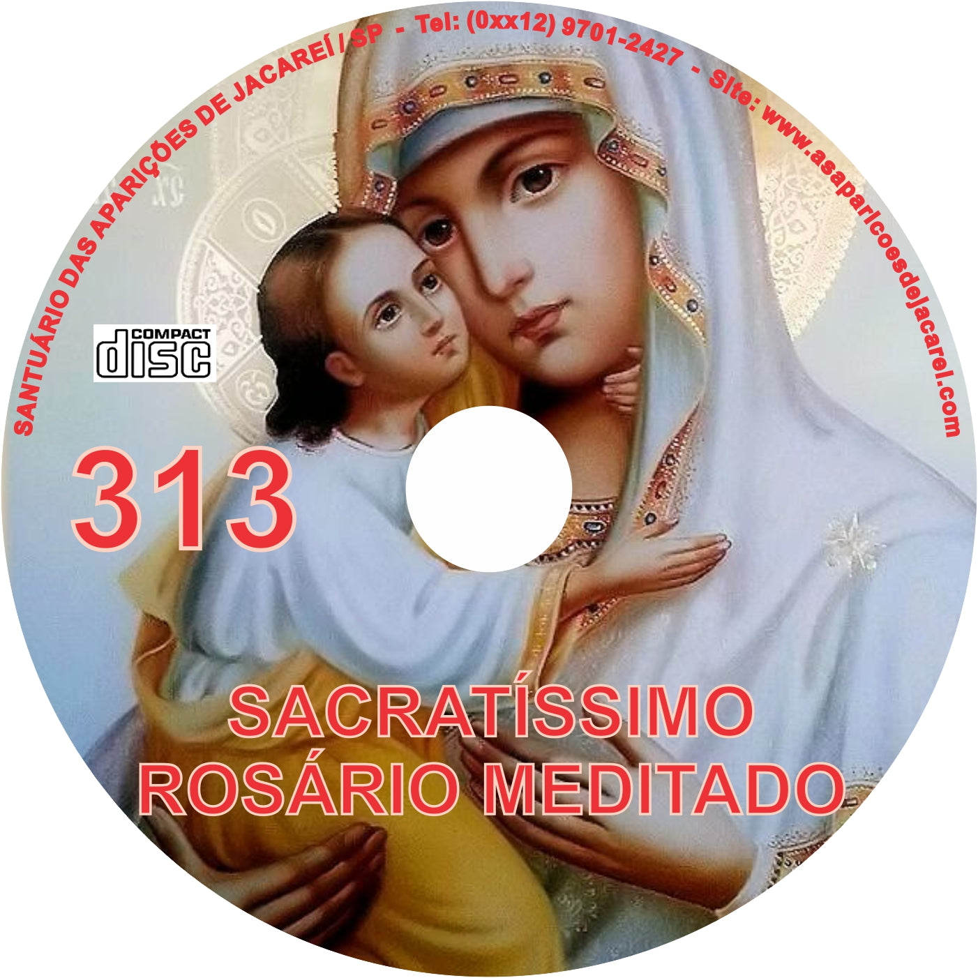CD Rosário Meditado 313 CD Rosário Meditado 313